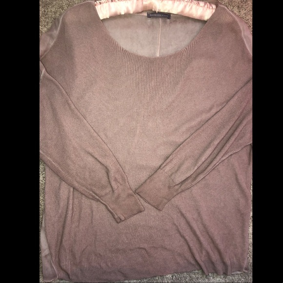 knitted Barbara Katz shirt with sheer back - Picture 1 of 5